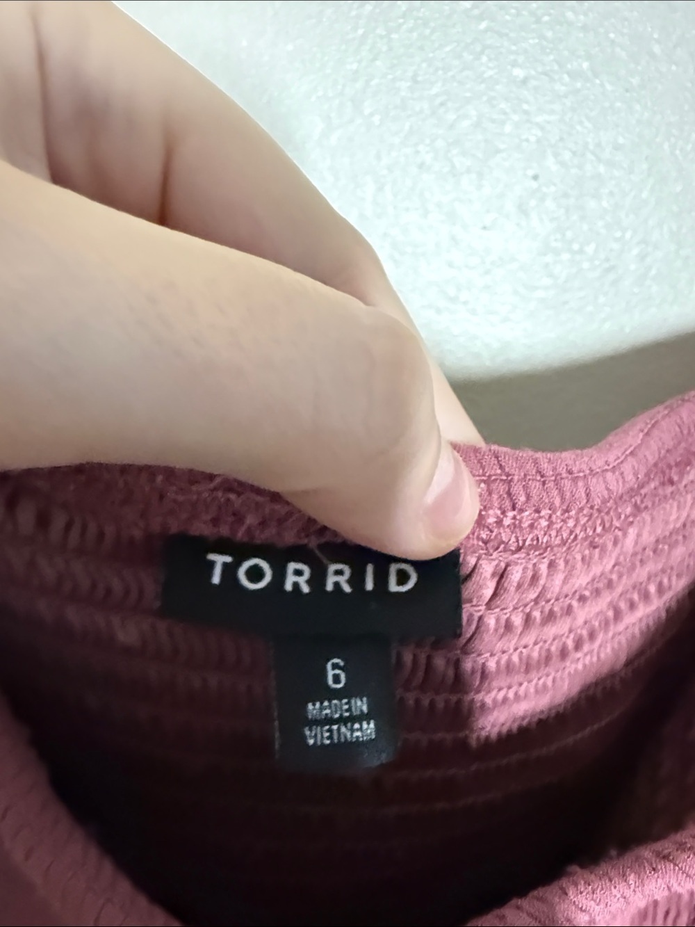 Torrid Mauve Smocked Stretchy Ruffle Sleeveless Strappy Summer Sun Midi Dress 6X - Picture 3 of 4